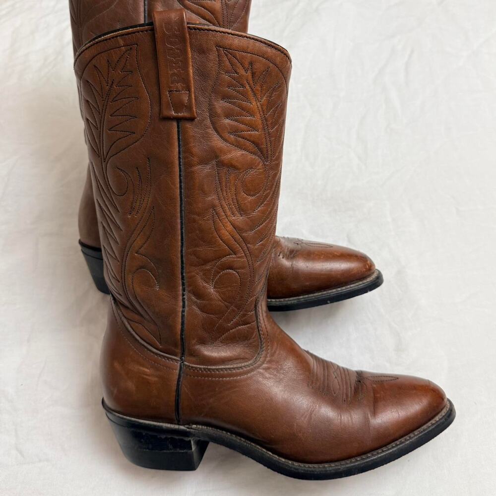 Vintage Red Wing Pecos Brown Leather Western Cowboy Boots Size US 8.5 D - Picture 4 of 8